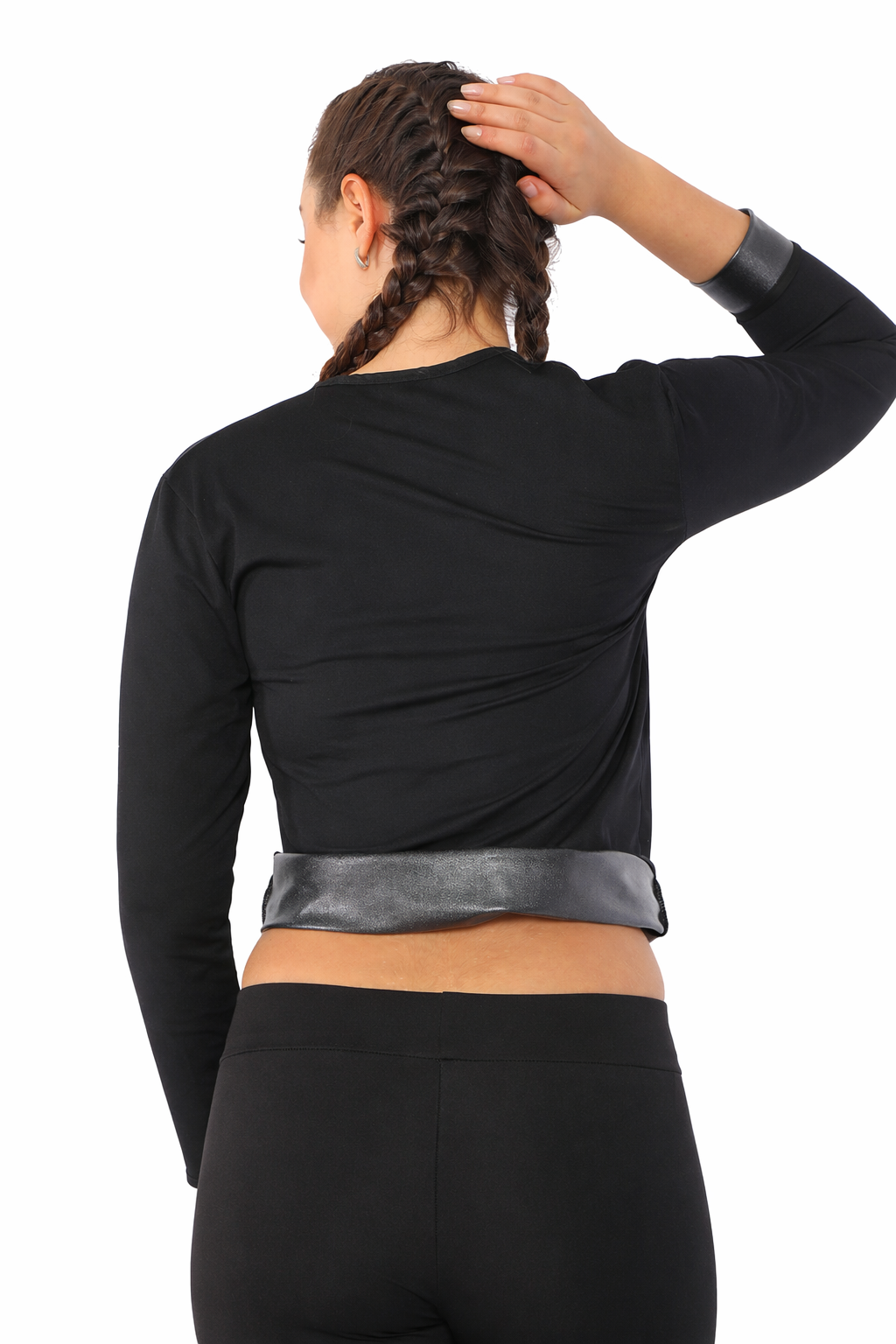 Sauna Uzun Kollu Ceket Siyah