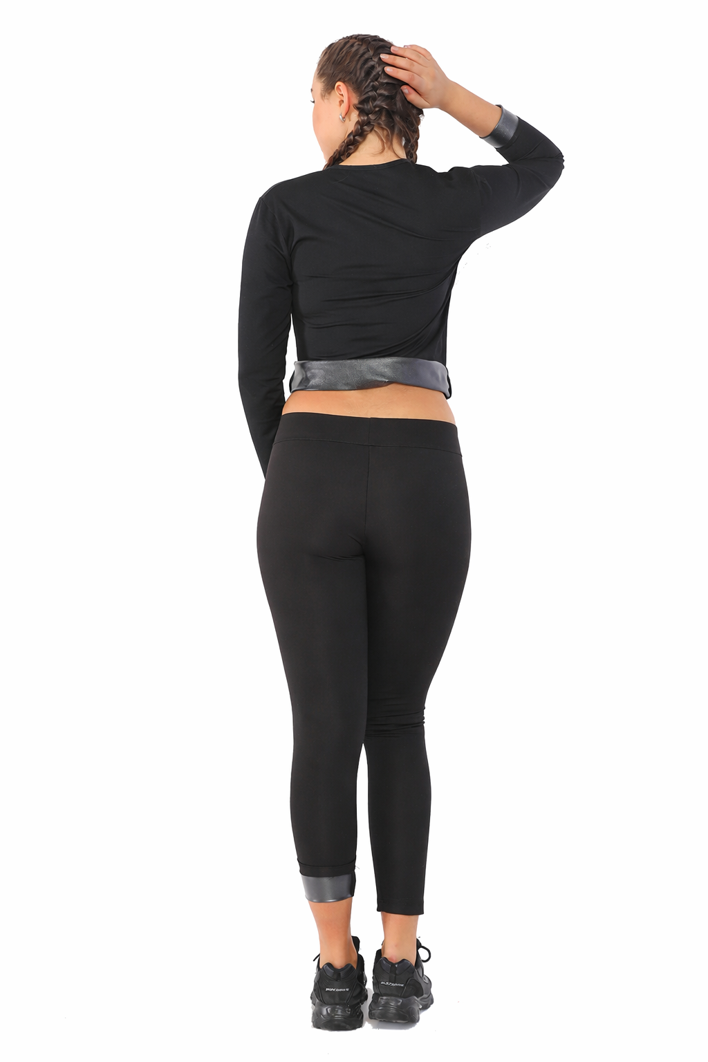 Sauna Uzun Kollu Ceket Siyah